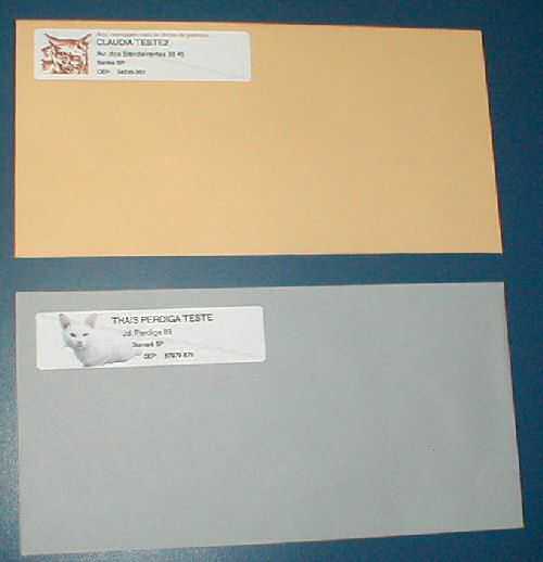 etiqueta envelope