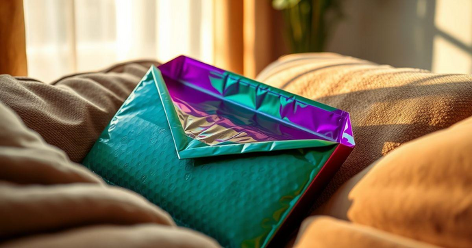 Envelope bolha colorido traz segurança e estilo para suas entregas