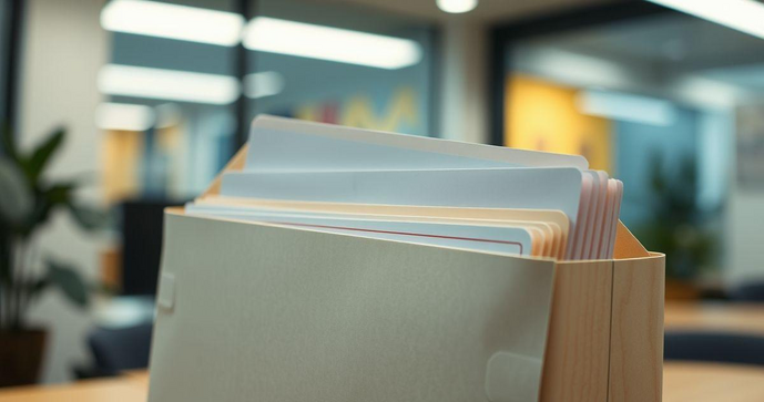 Envelope adesivo simples como a solução prática para organizar seus documentos