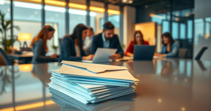 Envelope circulação interna otimiza a comunicação e a eficiência no ambiente corporativo
