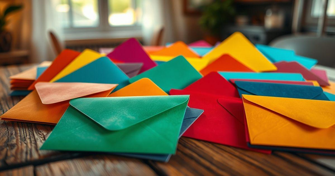 Envelope Colorido Preço: Descubra as Melhores Ofertas e Variedades