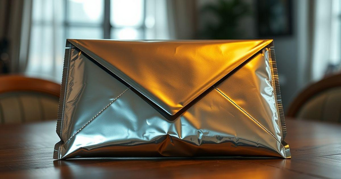 Envelope metalizado como solução para embalagens seguras e elegantes