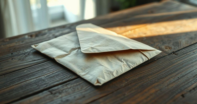 Envelope reciclado como solução sustentável para armazenamento